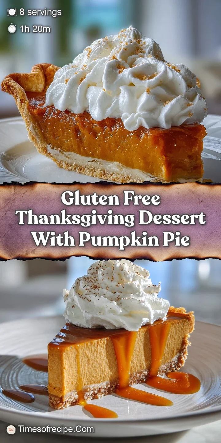 Creamy, spiced pumpkin pie filling oozing from a tender, gluten-free crust. A Thanksgiving dessert dream up close!