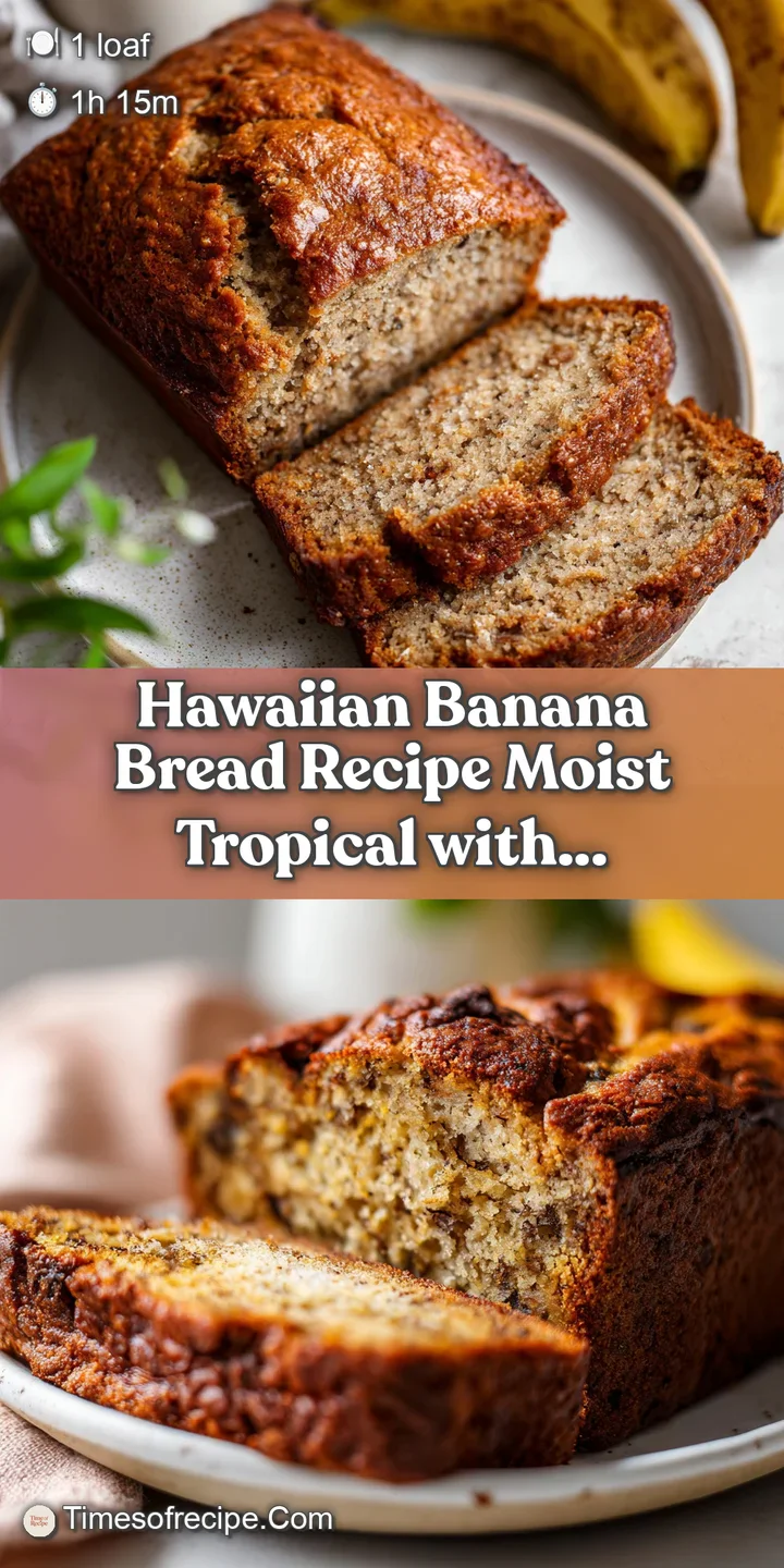 Close-up of moist banana bread with visible banana pieces. Shiny, soft crumb, a tempting tropical treat with toasted edges.