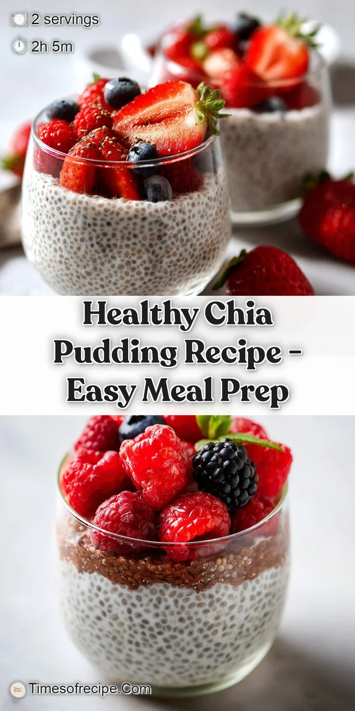 Close-up of chia seeds suspended in creamy pudding, topped with juicy raspberries. A tempting and healthy breakfast or snack.