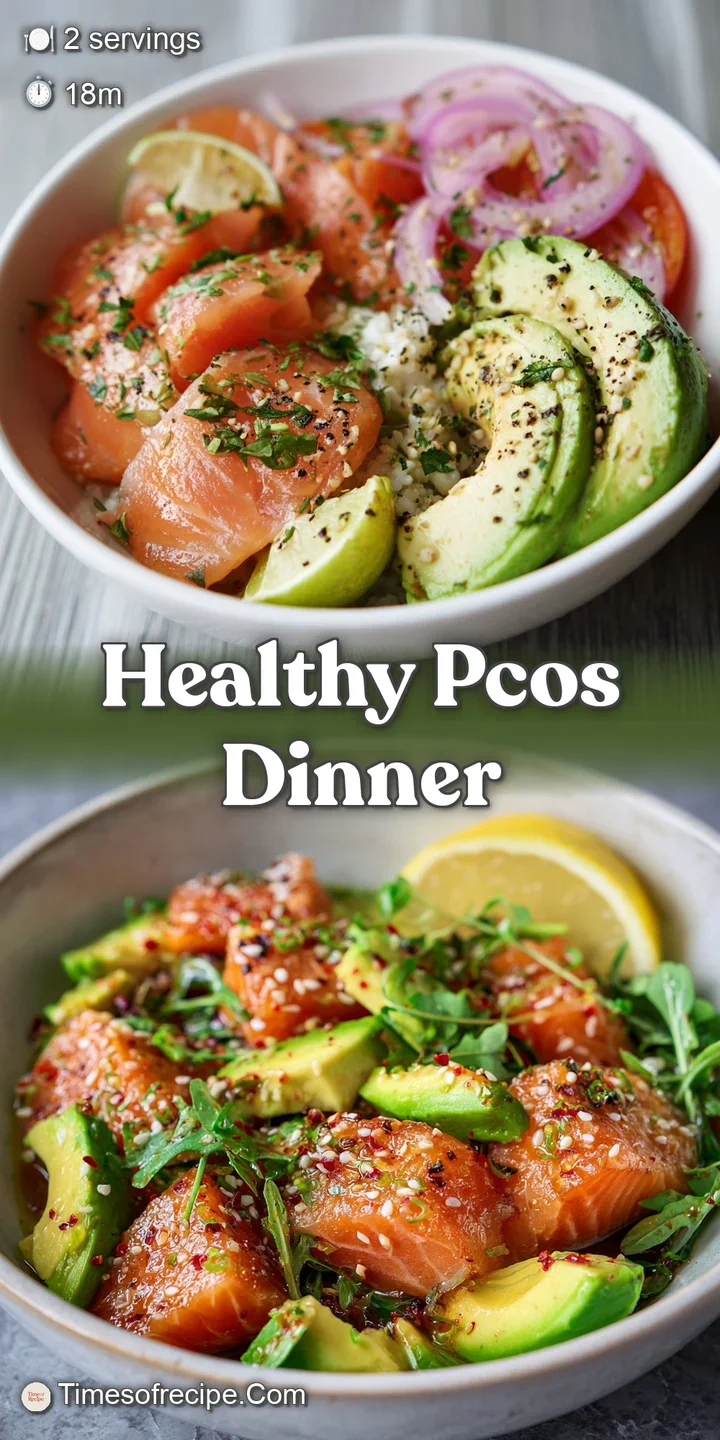 Close-up of flaky, moist salmon. Luscious green avocado contrasts with the salmon's warm hue. Subtle dressing glistens on...