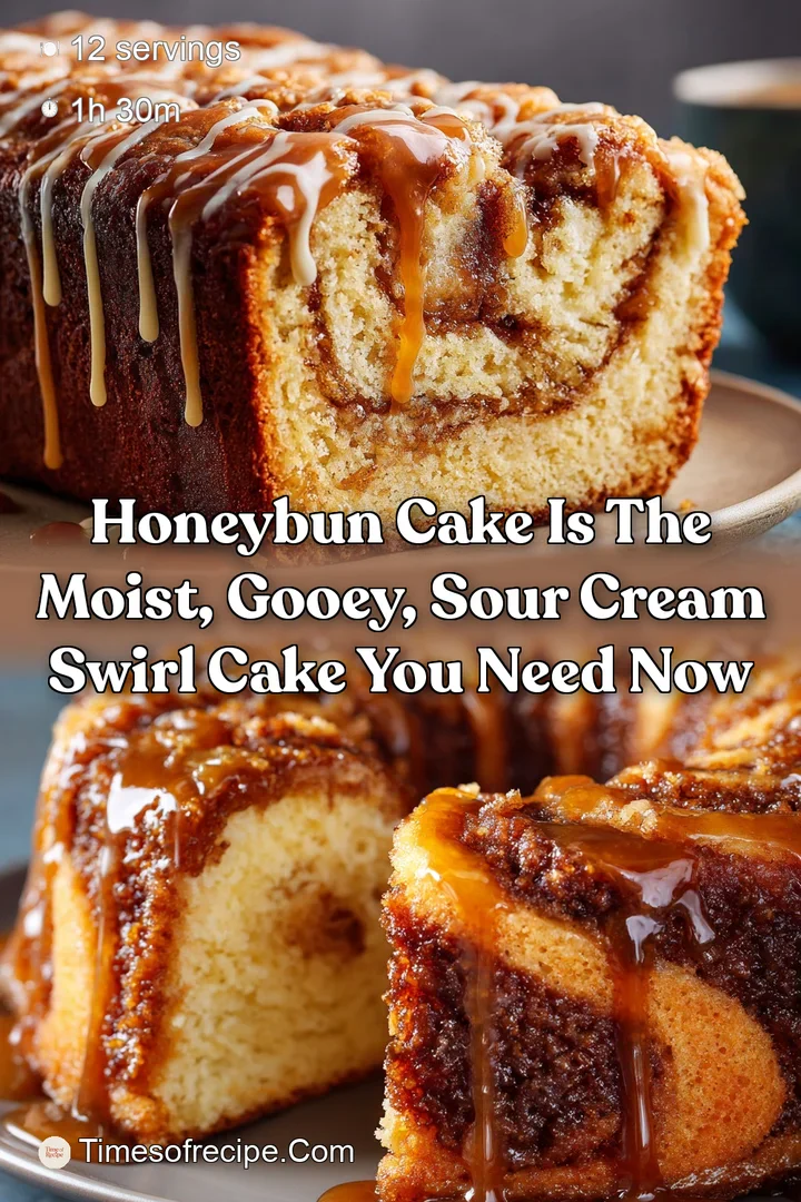 Honeybun Cake is the Moist Gooey Sour Cream Swirl Cake You Need Now