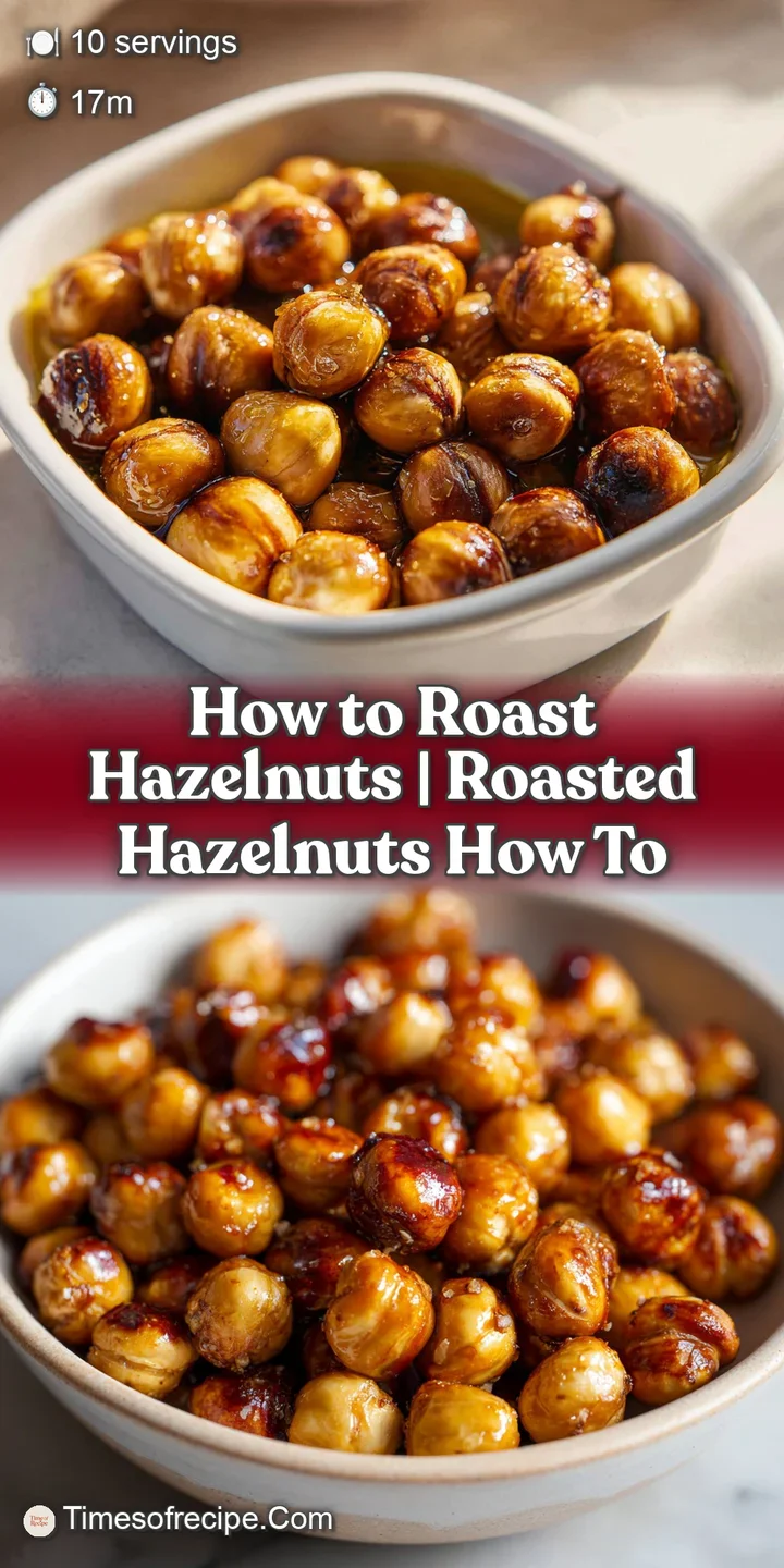 Close-up of a single, perfectly roasted hazelnut showing its rich, toasted brown texture.