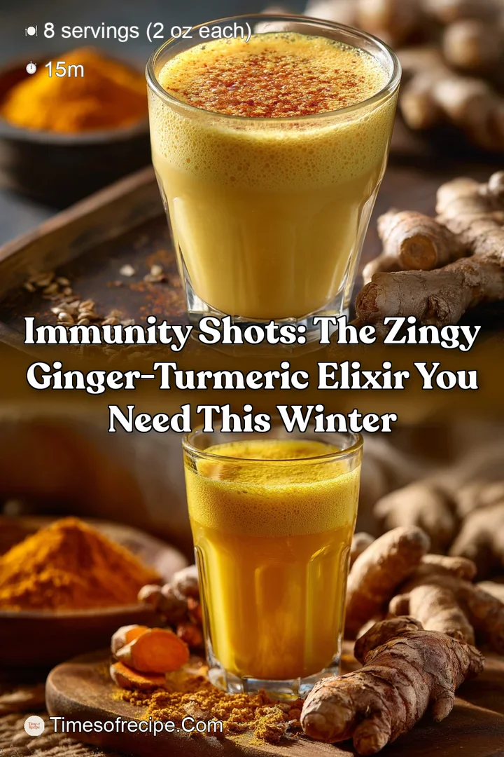 Immunity Shots: The Zingy Ginger-Turmeric Elixir You Need This Winter