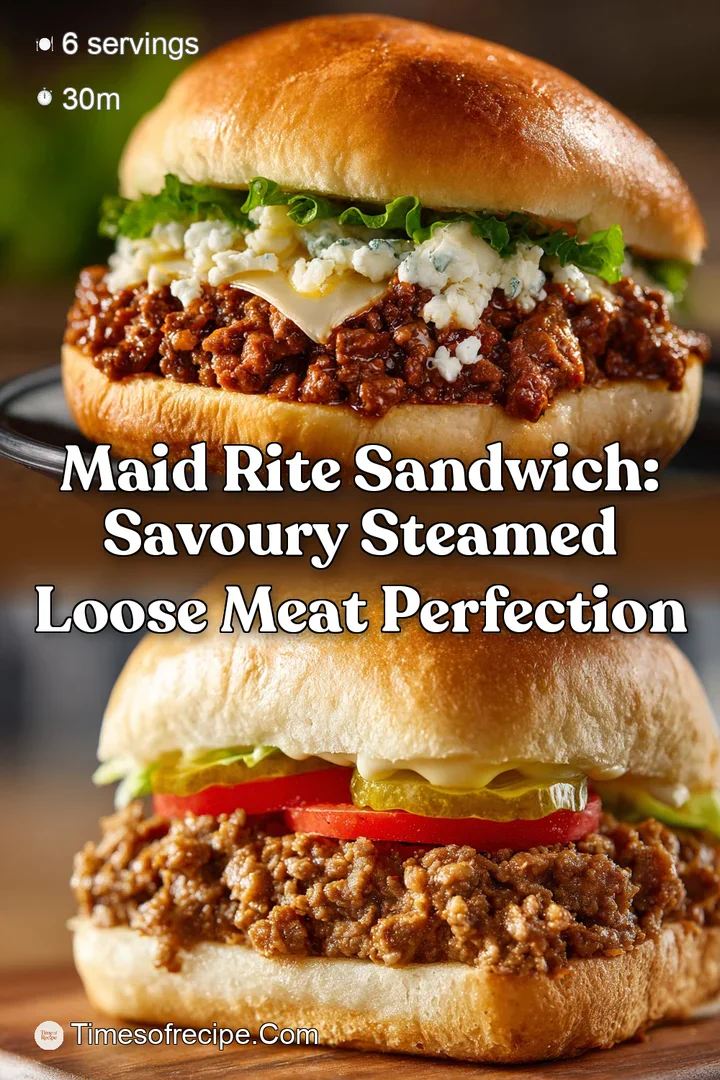 Maid Rite Sandwich: Savoury Steamed Loose Meat Perfection