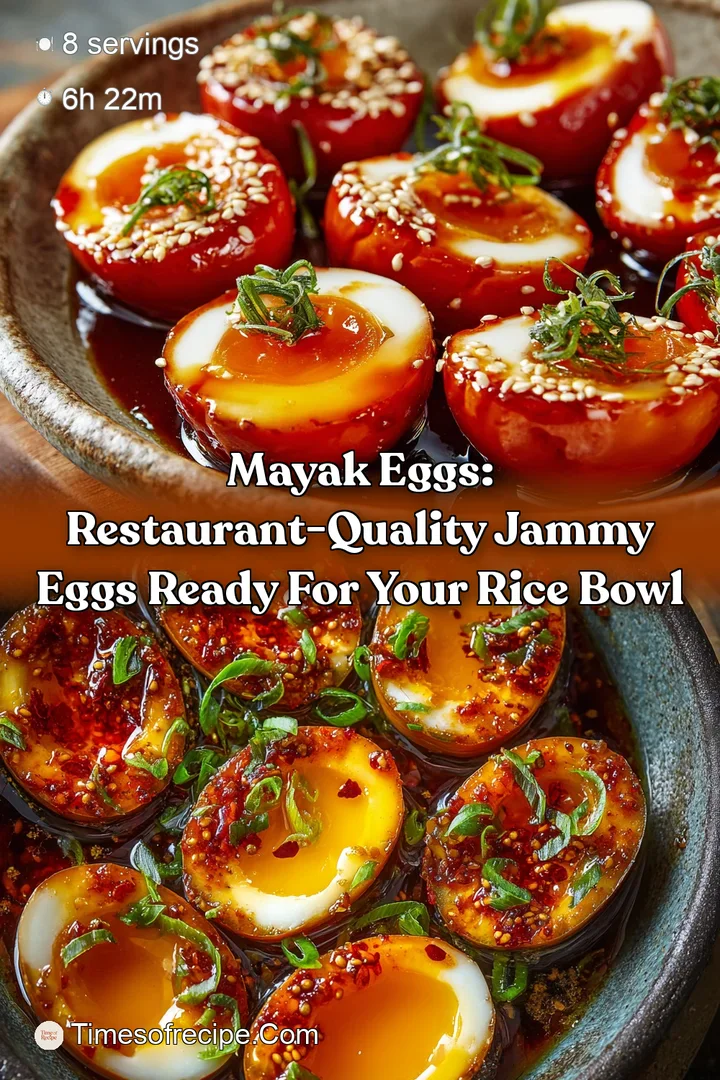 Mayak Eggs: Restaurant-Quality Jammy Eggs Ready for Your Rice Bowl