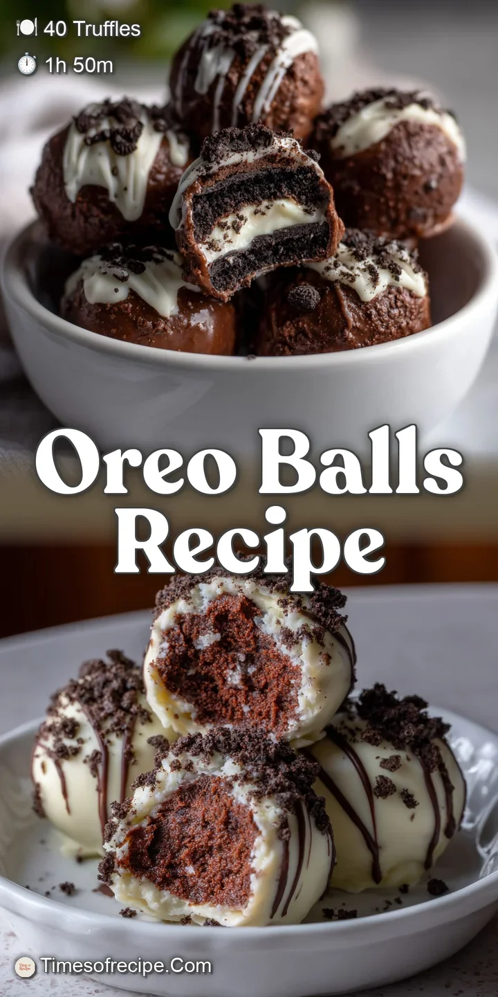 Oreo Balls Recipe: Easy Peasy 3-Ingredient Truffles - Time Of Recipe