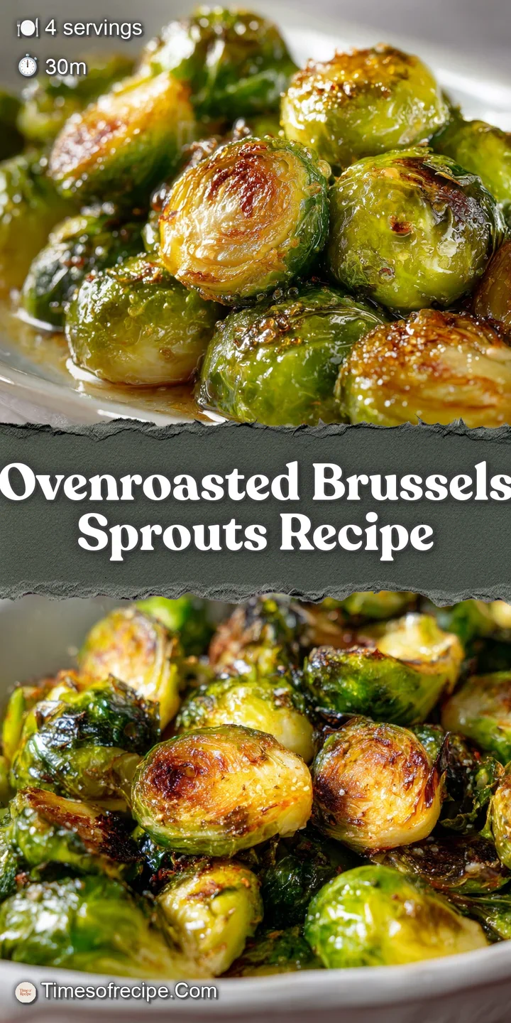 Close-up of a single, perfectly roasted Brussels sprout, revealing layers of crispy, dark brown leaves and a tender, vibra...