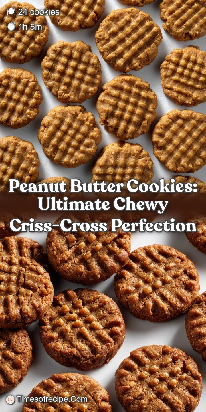 Peanut Butter Cookies: Ultimate Chewy Criss-Cross Perfection