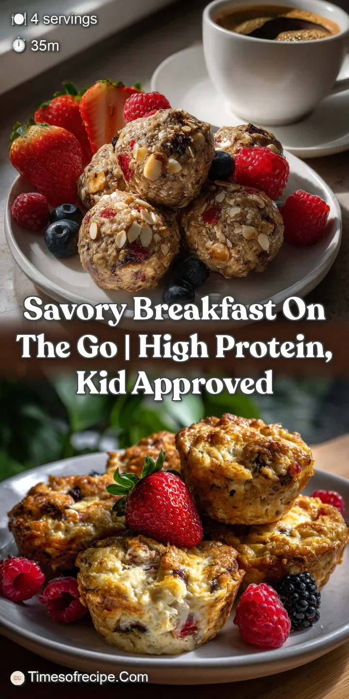 Savory Breakfast On The Go | High Protein Kid Approved