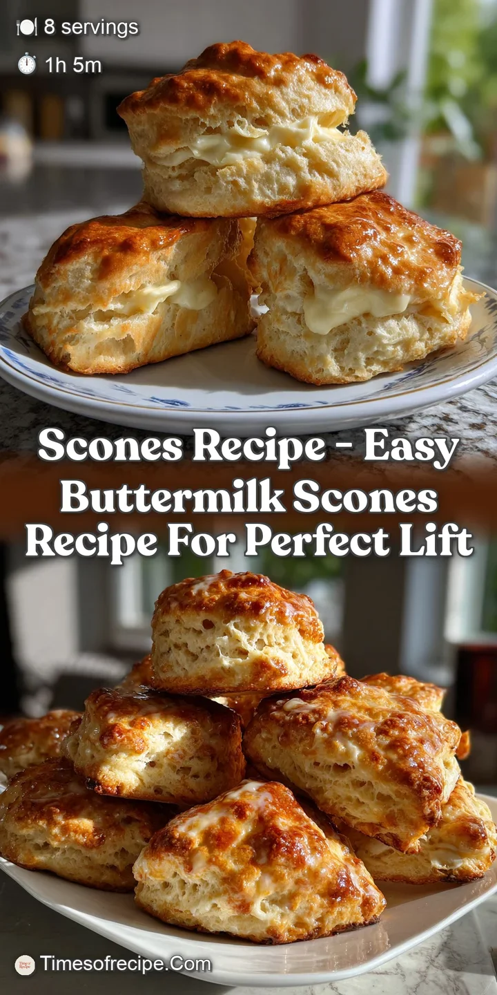 scones recipe - Easy Buttermilk Scones Recipe for Perfect Lift