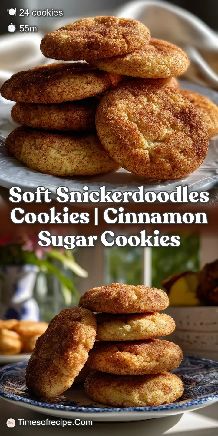 Close-up of a single Snickerdoodle, revealing a soft, slightly chewy center and a sugary, cinnamon-kissed surface that's c...