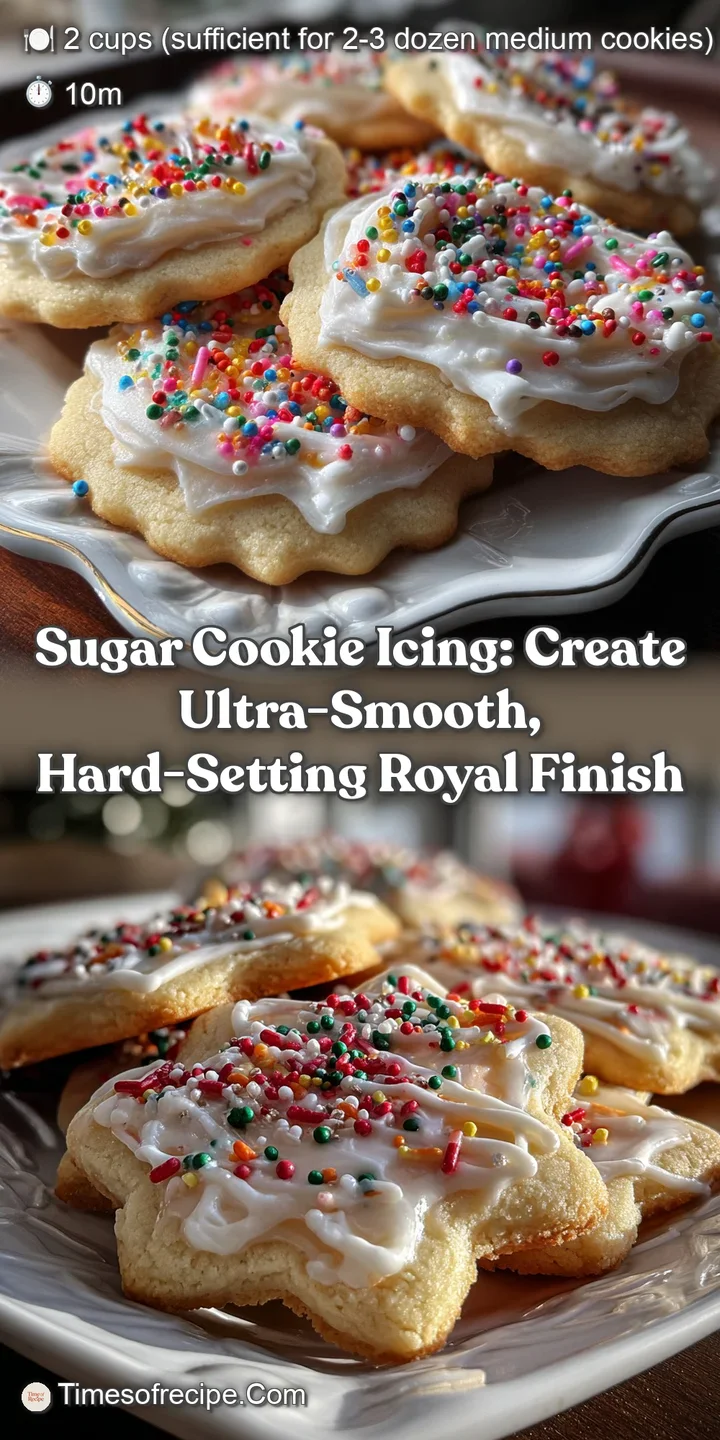 Sugar Cookie Icing: Create Ultra-Smooth Hard-Setting Royal Finish
