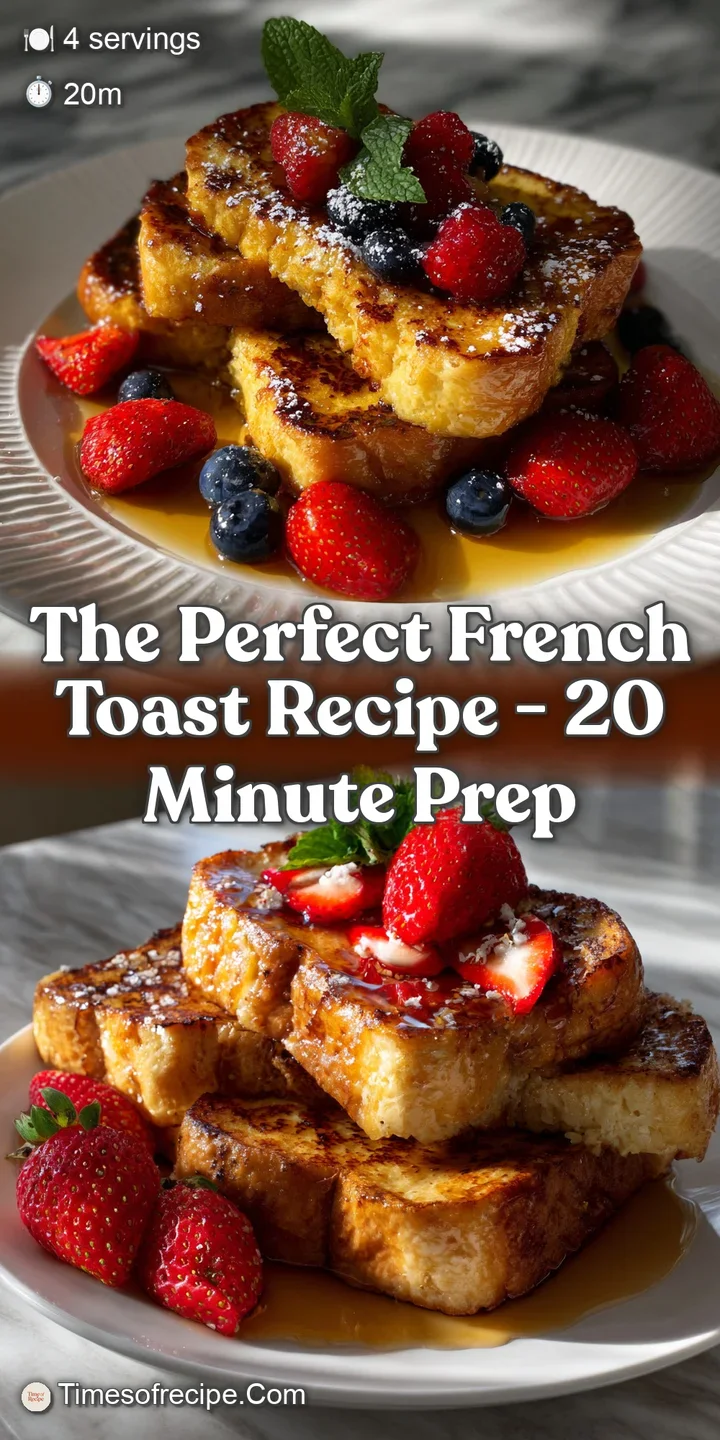 The Perfect French Toast Recipe - 20 Minute Prep