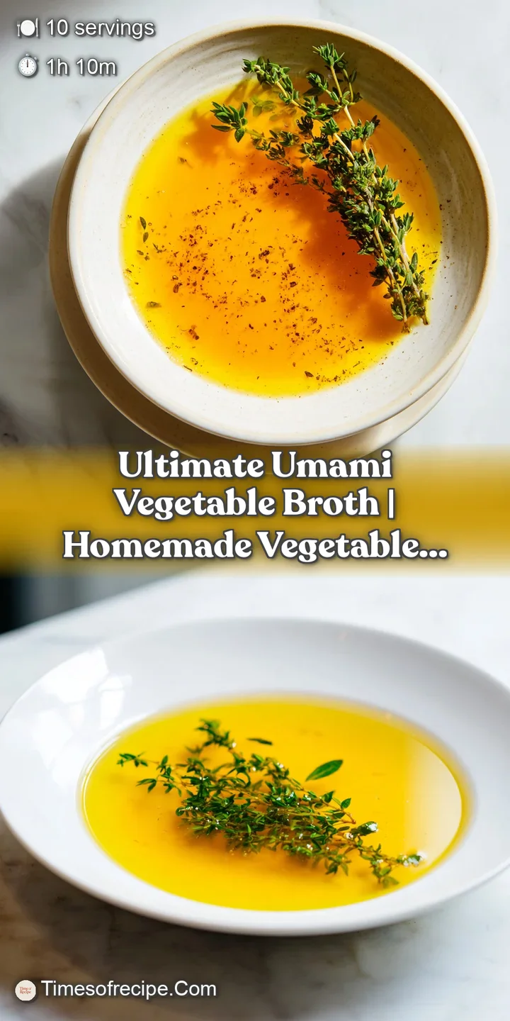 A close-up of steaming, savory vegetable broth with visible chunks of root vegetables and herbs