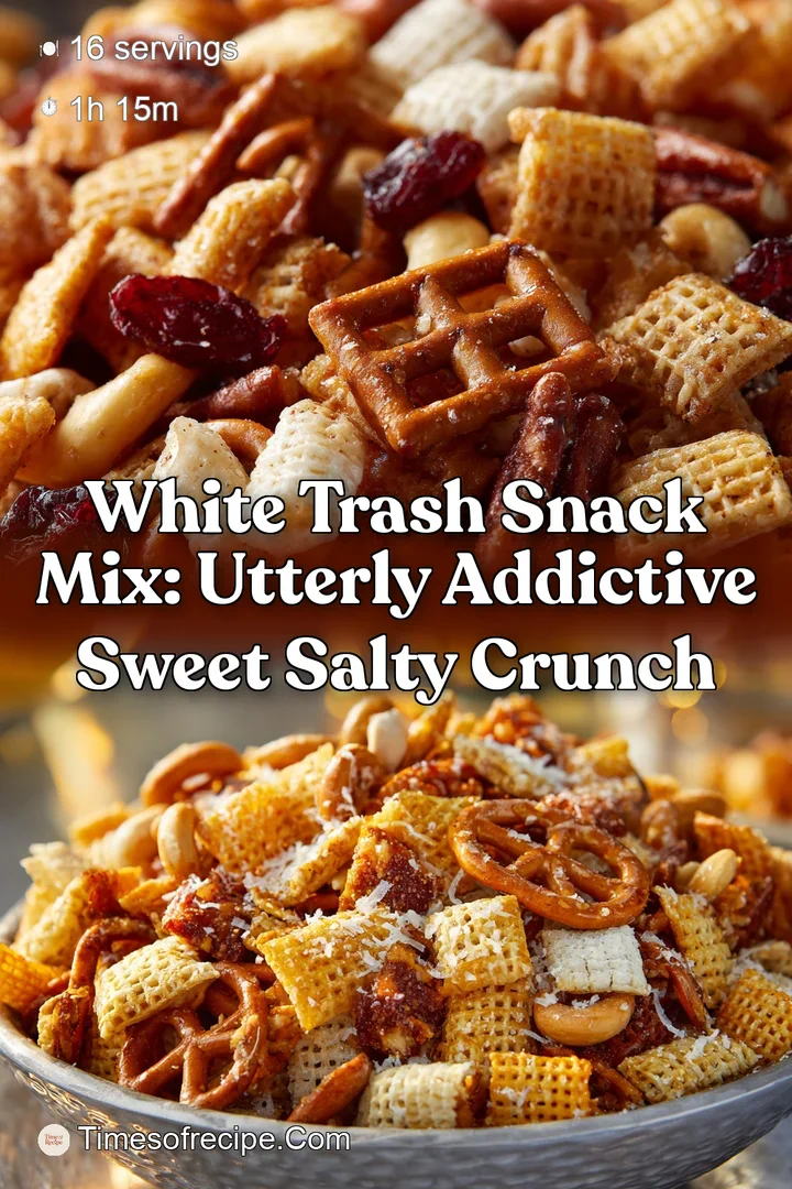 White Trash Snack Mix: Utterly Addictive Sweet Salty Crunch