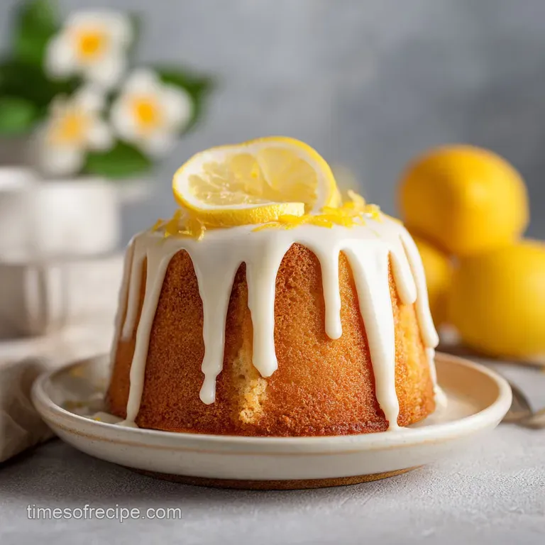 A Lemon Cake To Die For: Zesty and Moist