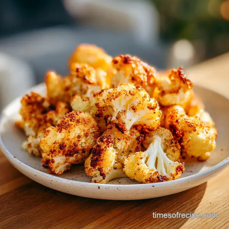 Crispy Air Fryer Cauliflower Bites Recipe