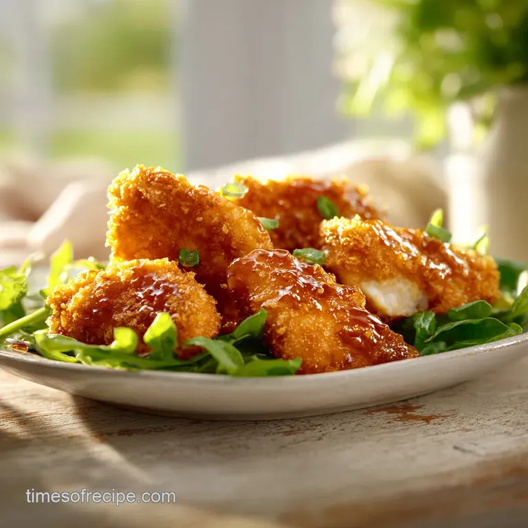 Plump honey garlic chicken thigh resting on a bed of vibrant green asparagus, artfully plated.