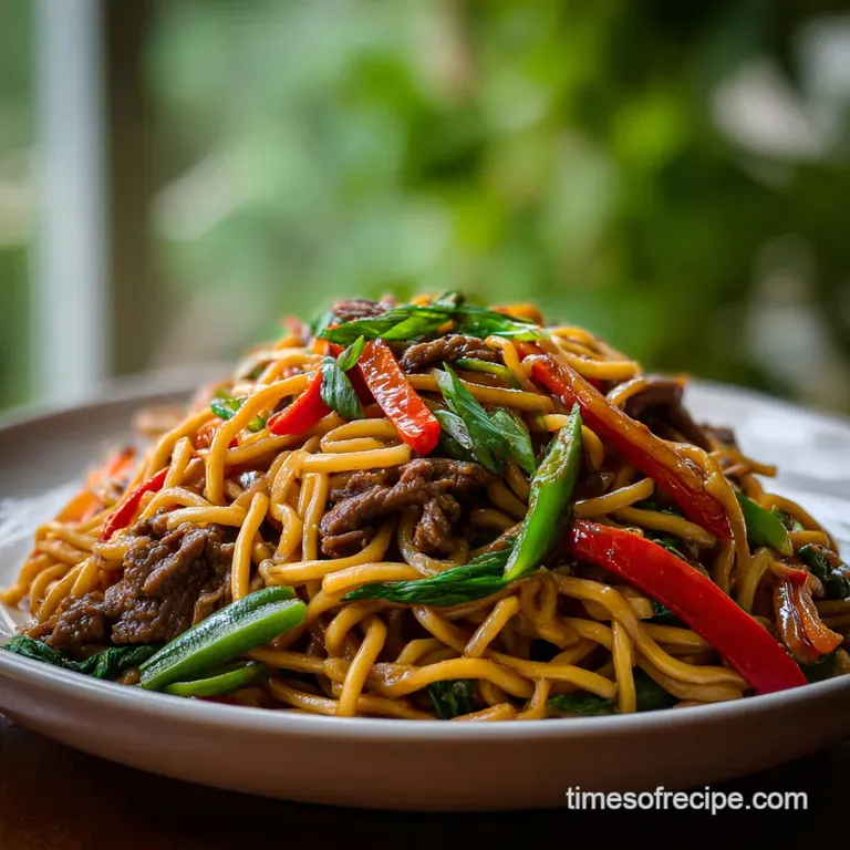 Homemade Beef Chow Mein Better Than Takeout