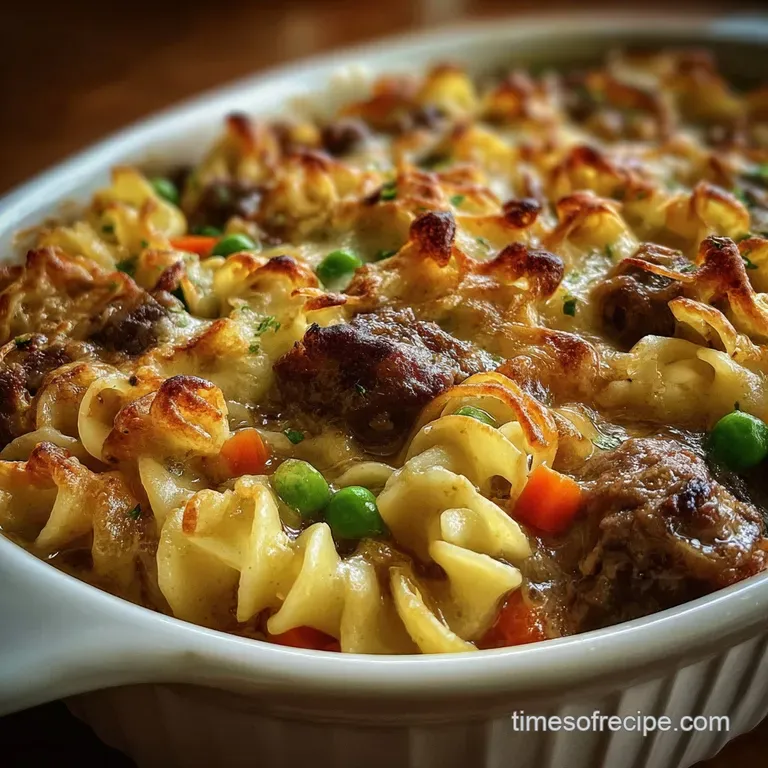 Hearty Beef Noodle Casserole