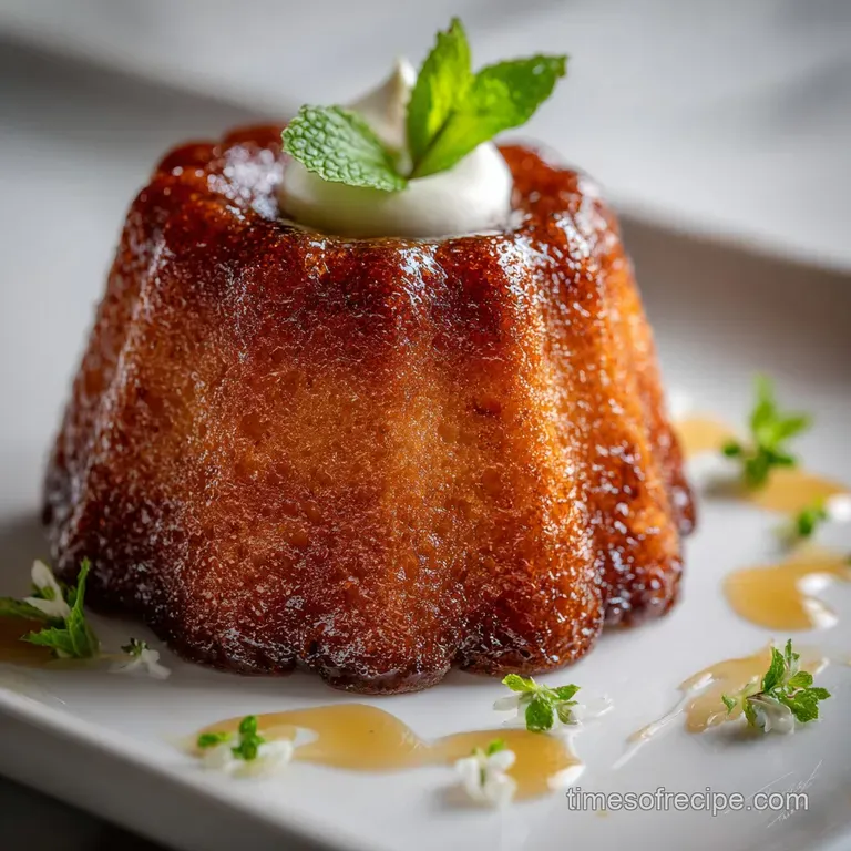 Bacardi Rum Cake: the Ultimate Moist Recipe presentation