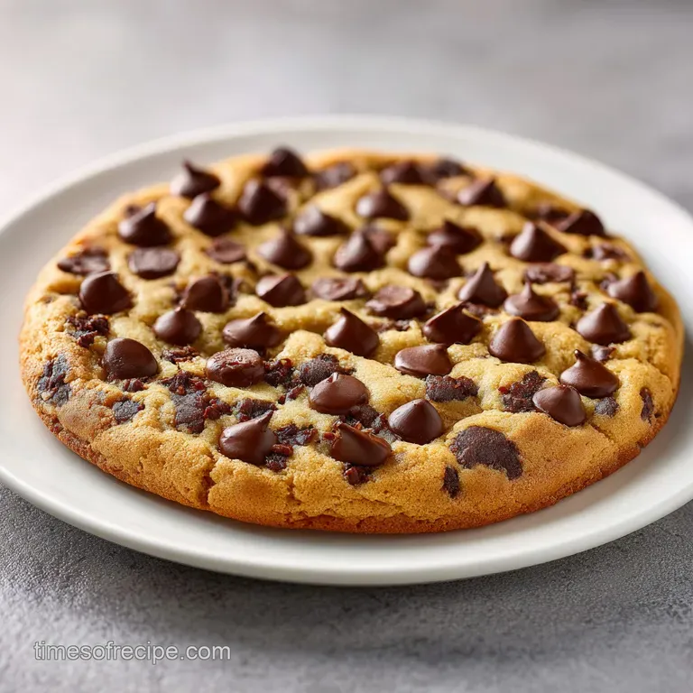 Best Giant Chocolate Chip Cookie: Bakery Style