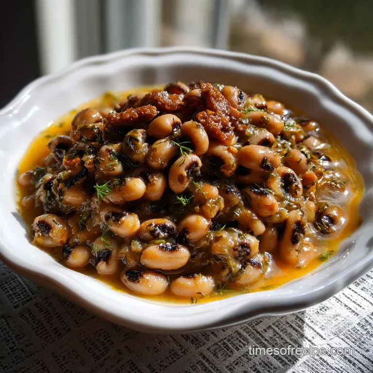 Southern Black Eyed Peas Recipe with Ham Hock