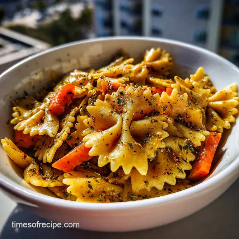 Bow Tie Pasta Salad: Zesty and Crunchy