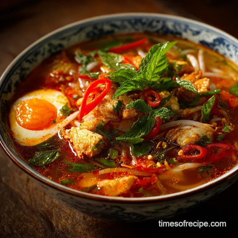 Bun Rieu: the Ultimate Guide to Making Vietnamese Crab Noodle Soup at Home presentation