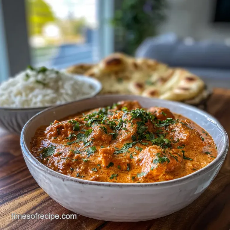 Quick Easy Homemade Butter Chicken Recipe
