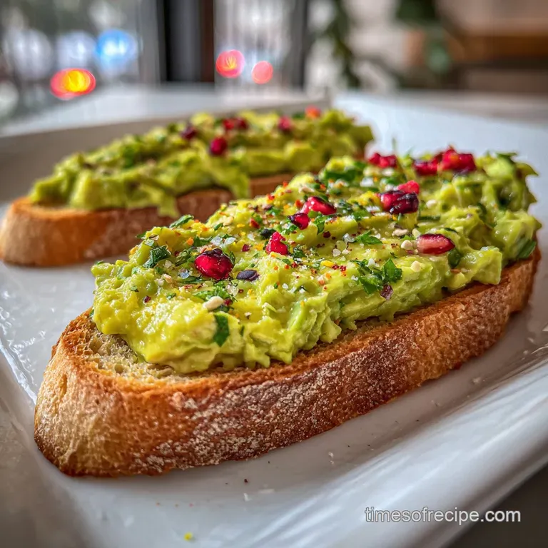 Avocado Toast: Citrus Spiked Mash
