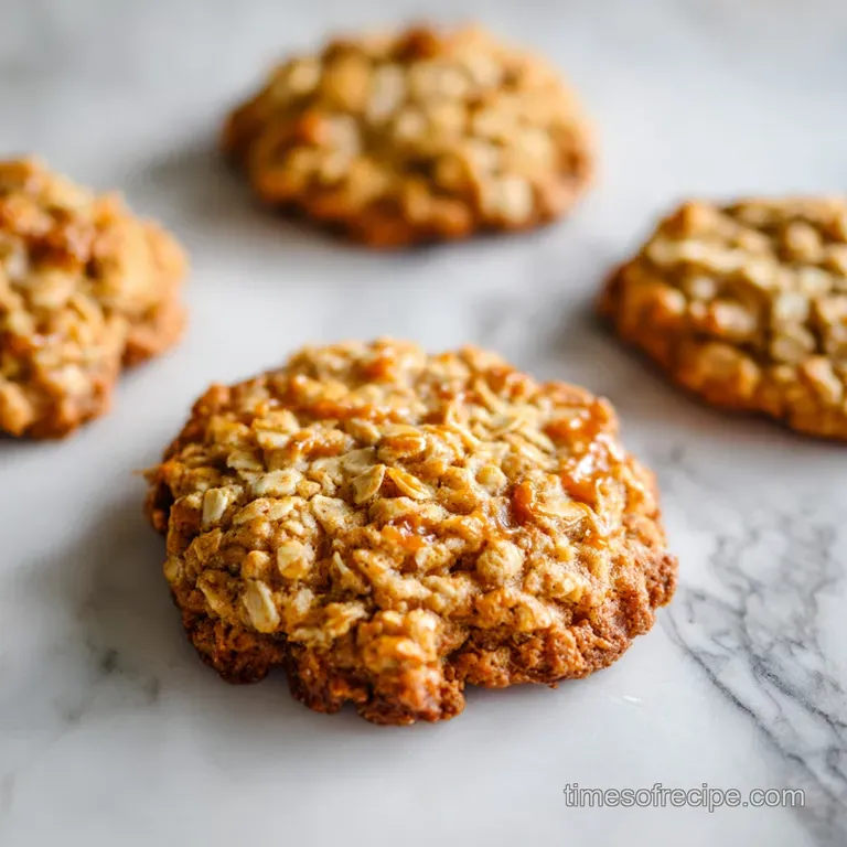 A stack of warm, soft cookies artfully arranged on a rustic wooden board with scattered toffee bits.