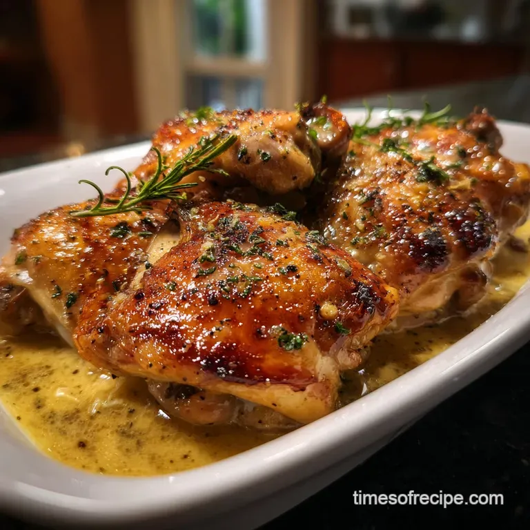 Elegant plate with seared chicken breast, champagne sauce drizzle, and artfully arranged asparagus spears, a perfect New Y...