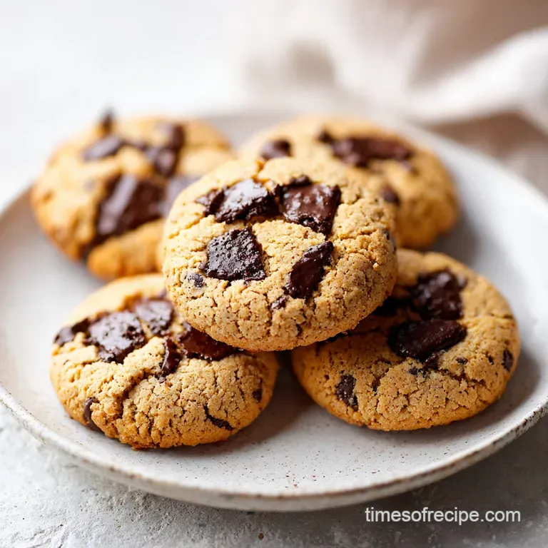 Chewy Protein Chocolate Chip Cookies: Velvety Centers
