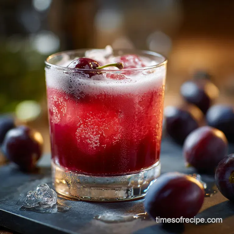 Sloe Gin Fizz: The Velvet Winter Warmer Fizz