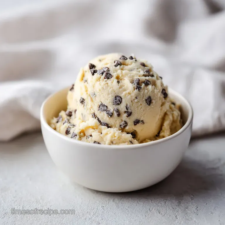 Cottage Cheese Cookie Dough: High-Protein and Velvety