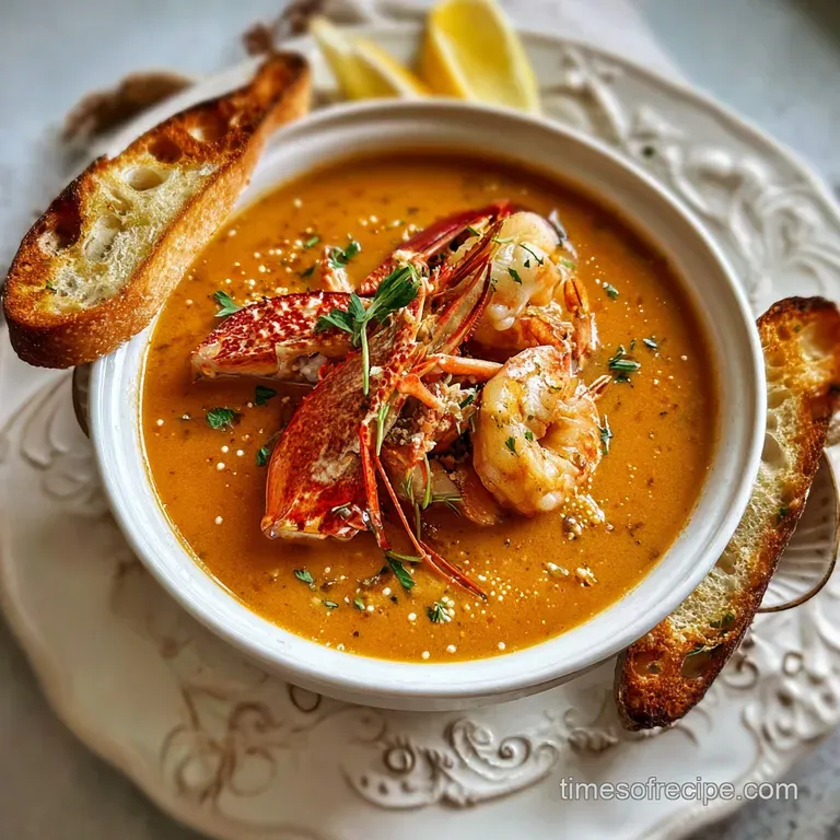Crab Shrimp Bisque: Silky and Creamy
