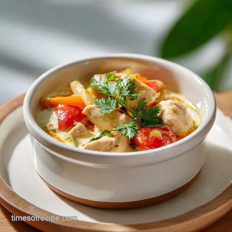 Creamy Chicken Casserole with Cracker Crust