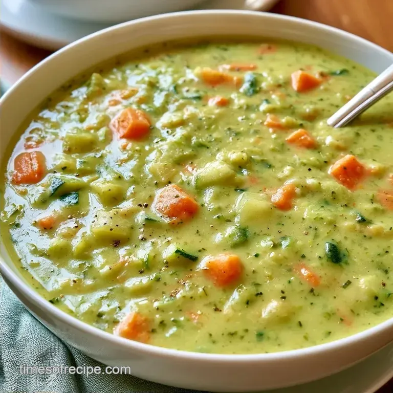Creamy Italian Zucchini Soup in 30 Minutes