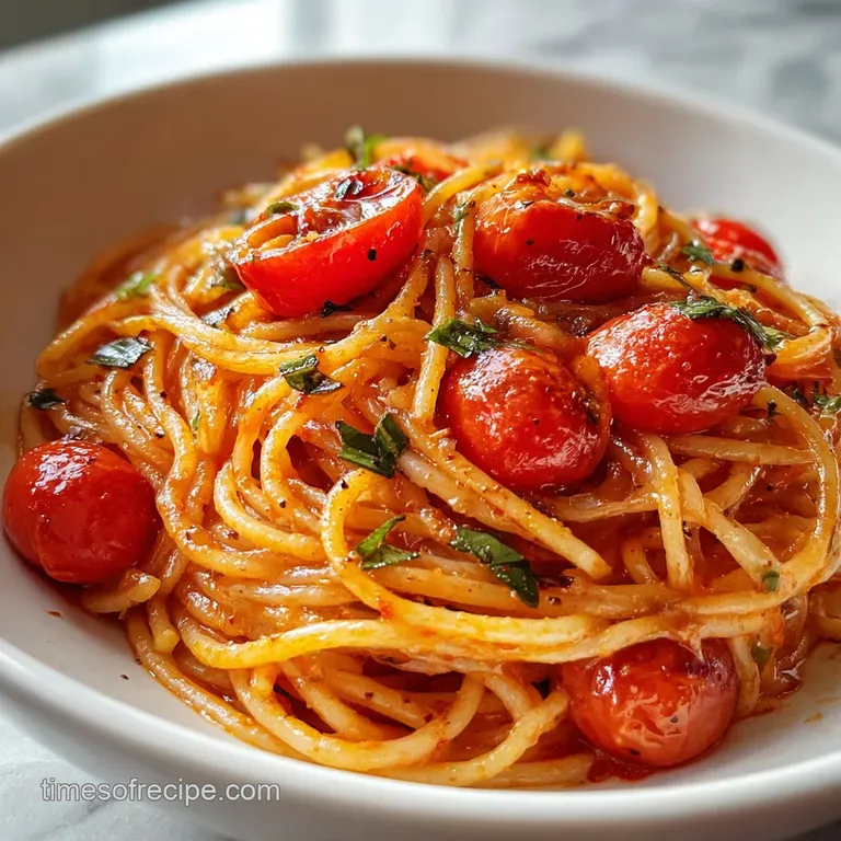 Creamy Tomato Garlic Pasta to Whip: Velvety Sauce