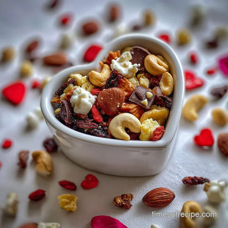 Cupid Crunch Valentine s Day Trail Mix with White Chocolate