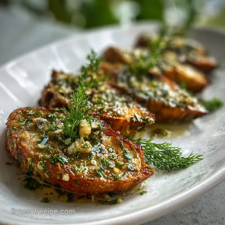 Dove Recipe with Garlic and Herbs