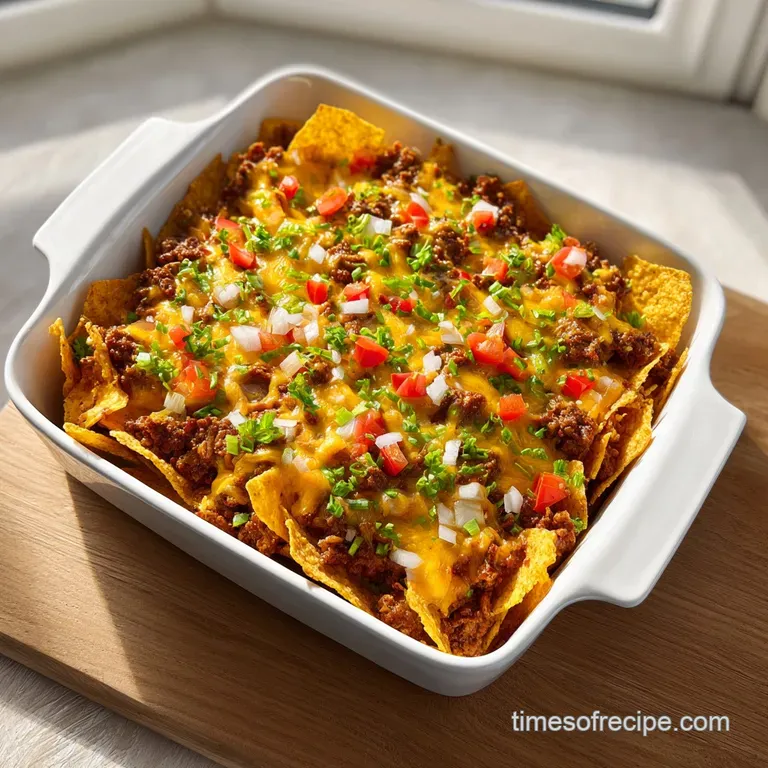 Warm, cheesy casserole portion lifted with a fork, steam rising. Crumbs and melted cheese stretch between casserole and se...