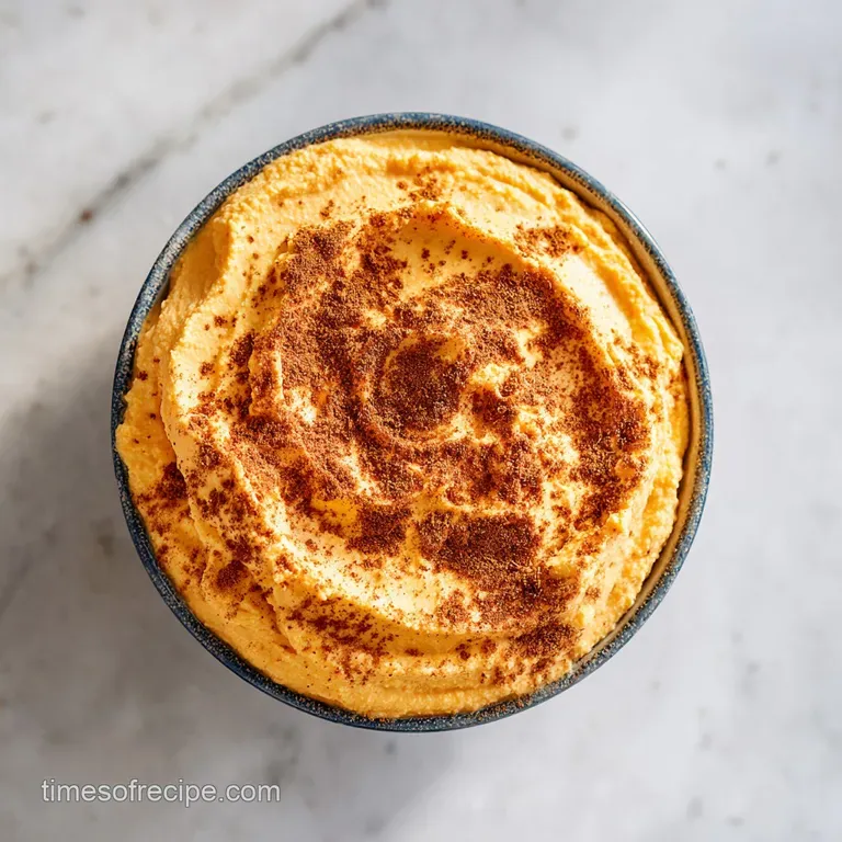 Guilt-Free Pumpkin Fluff Dip: Silky and Airy