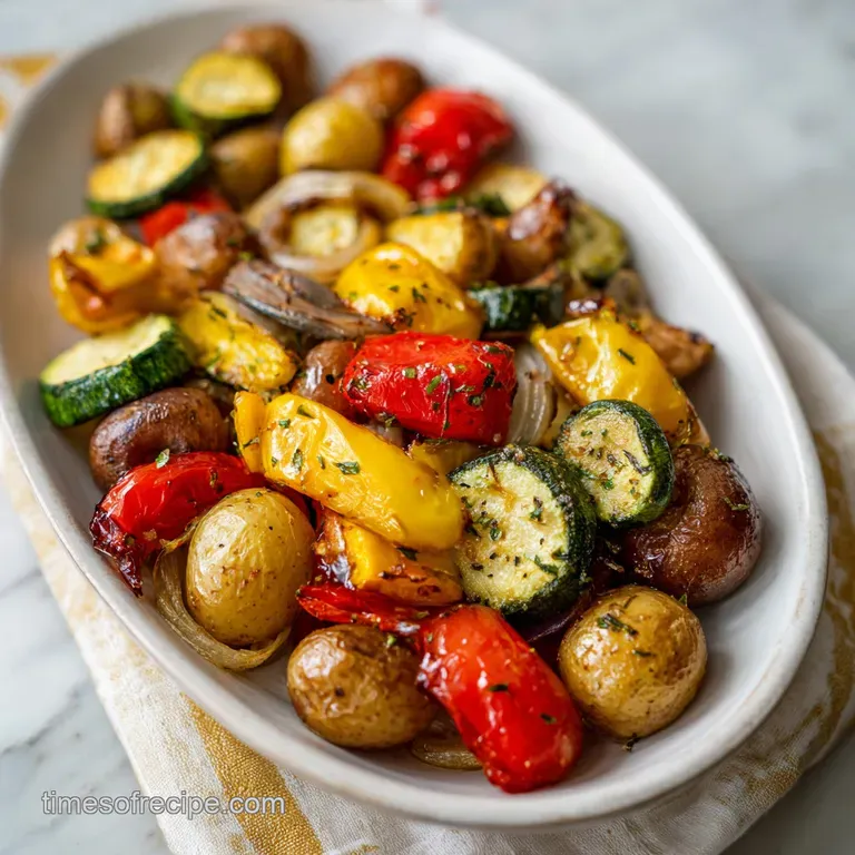 Roasted Vegetable Sheet Pan Dinner