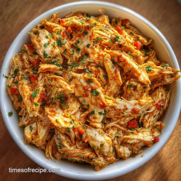 Flavorful Shredded Chicken