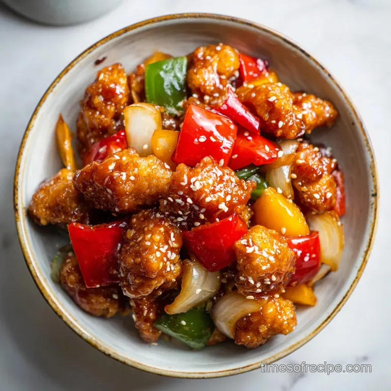 Sweet and Sour Chicken: Crispy and Tender