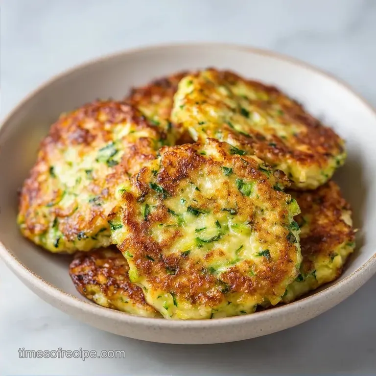Easy Zucchini Patties Recipe: Crispy and Golden