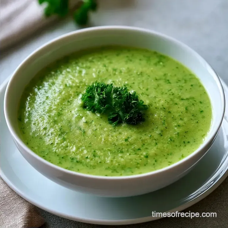 Easy Zucchini Soup with Russet Potatoes
