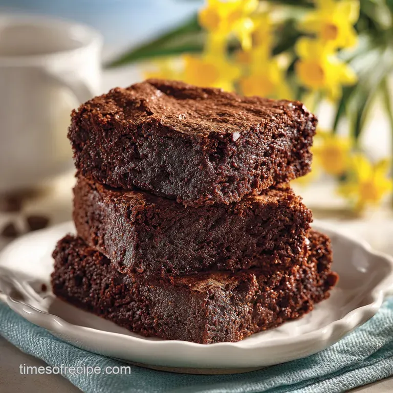 Fudgy Sweet Potato Brownies Recipe
